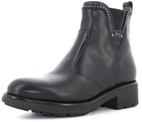 Nero Giardini I411870D Stivaletti Chelsea Donna in Pelle - Nero 40