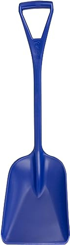 SPARTA Polypropylene Sanitary Shovel, One-Piece Molded Food and Ice Scoop for Commercial Kitchen and Bulk Ingredient Transfer, 10 x 13.75 Scoop, Blue