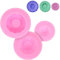 Mobestech 3D- Runde Reifen Fondantform Runde Auto- LKW- Traktorradform Silikonform für Zuckerfahrzeuge Kuchen Dekorieren von Touchpolymer- Ton- Seifen Kerze