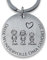 SMARTEON Personalisierter Schlüsselanhänger mit Gravur für Mama, Papa, Oma, Opa, mit Namen und Symbolen, individuelles Geschenk für Weihnachten, Geburtstag, Hochzeit, einzigartiges Andenken (Oma)