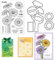 ORIGACH Kamille Silikon Stempel und Stanzformen Sets für die Kartenherstellung, Blumen Stempel Stanzformen für DIY Bastelarbeiten, Scrapbooking, DIY Prägung, Fotoalbum, dekoratives Handwerk