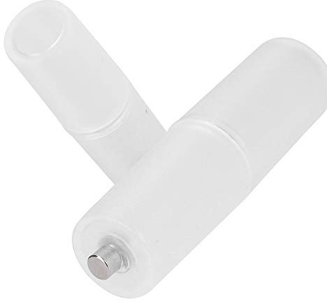 Ebl Adapter AAA auf Aa AAA auf Aa Adapter Abs 10 Stück AAA auf Aa Größe Zelle Batteriekonverter Adapter Batteriehalter Case Switcher Transparent (Transparent)