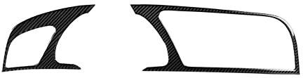 JORAsa Karbonfaser-Innenverkleidung, Rahmenabdeckung, kompatibel mit Audi A5 8T 2009–2016 (Armaturenbrett-Instrument, Tacho, Drehzahlmesser, Verkleidung C)
