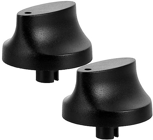 2pièces Boutons Rotatifs de Minuterie Universels Plastique Remplacement de Couvercle de Contrôle pour Four Cuisinières Équipement Commercial