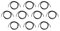 Cabiclic Tendeur Sandow | pour Fixation bâche Couverture de Piscine | Plastique | Lot de 10 pièces - POOLCO