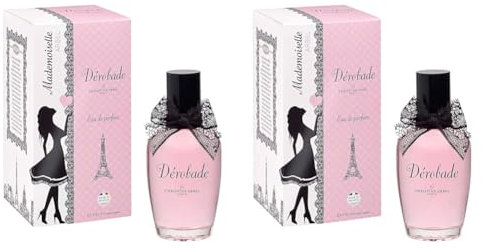 Christine Arbel Paris Mademoiselle Arbel à Paris Dérobade Eau De Parfum Femme parfum de Rose Fabriqué en France (Lot de 2)