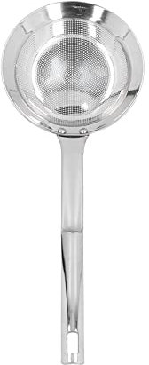 Cuchara Para Desnatadora De Grasa, Desnatadora De Grasa De Acero Inoxidable 304 Para Cocinar, Colador De Malla Fina, Colador De Alimentos Apto Para La Separación De Espuma Flotante, Grasa, Aceite De G