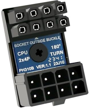 Grafikkarte Anschluss Grafikkarte 180 Grad 8 Pin Netzteil Stecker Grafikkarte Anschlusskabel PCI Express Anschluss Stromanschluss Grafikkarte GPU Grafikkarte Grafikkarte s