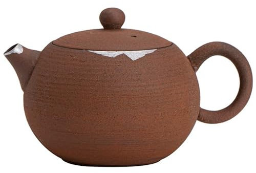 Teekessel Topf Versilberte Retro-Teekanne, handgefertigte chinesische Retro-Teekanne, Keramik-Kung-Fu-Teeservice-Teekanne, Multifunktions-Teekanne, spezieller Teekocher Teekanne für Infuser