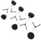 Wivplex Kit de Bouchon d'essence et d'huile, for Husqvarna, 61 66 136 137 141 142 262 254 257 262 268 272 266, pièces de Rechange for tronçonneuse Bouchon de réservoir de Carburant