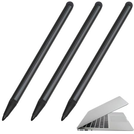 Generic Eingabestift für Tablet, Smartphone und Touchscreen, Präzisionsstift für kapazitive Bildschirme, Universalstift für digitale Geräte, Schwarz