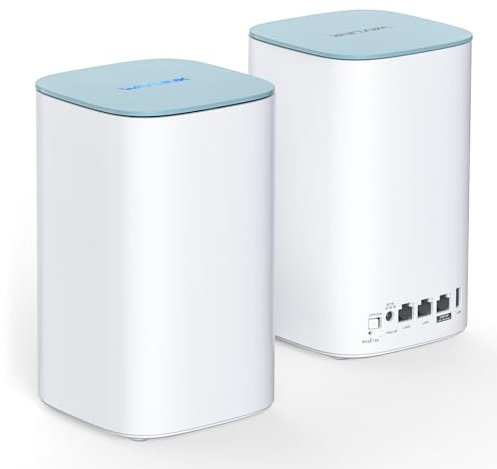 WAVLINK AX3000 WiFi6 Mesh System, Dual-Band Whole Home Whole Home Mesh WiFi 6 System, Covers up to 3200 Sq.Ft., Connect up to 256 Devices, 5x5dBi Antennas, Beamforming, APP Management, 2-Pack