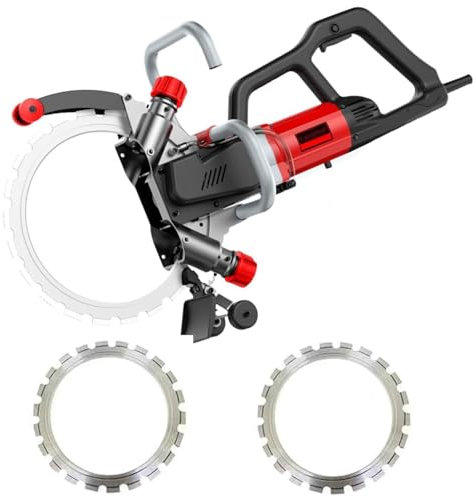 COYEUX Electric Concrete Saw Brushless Circular Saw, 8800W Portable Cutting Saw, 270mm Cut Depth, 3000RPM, for Stone, Metal, Stainless Steel, Marble