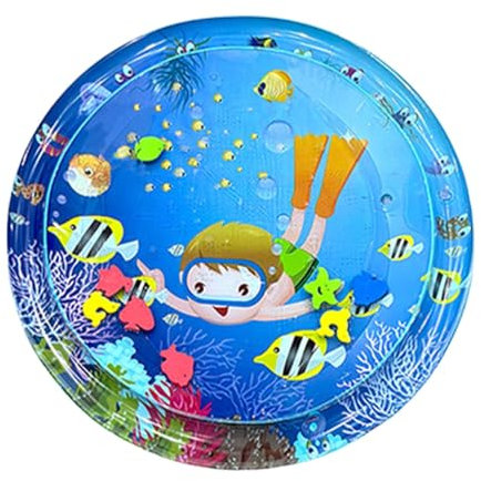 Aizuoni Wasser-Sensor-Spielmatte für Katzen,Sensorische Wasser-Spielmatte für Katzen | Kühlmatte für Katzen,Katzenspielzeug für gelangweilte Hauskatzen, Haustier-Spielmatte, interaktives Spielzeug für