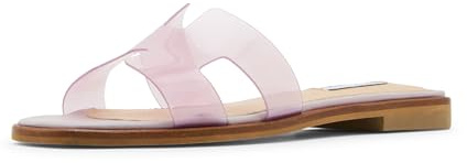 Steve Madden Women's Hadyn Sandal, Lavender/Clear, 5.5 UK