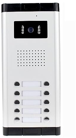 Citofono senza fili 700TVL di interfono impermeabile Videocitofono Videocamera for esterni Visione a infrarossi IR con pulsanti di chiamata multipli for appartamento/case per affari/uffici/hotel(520