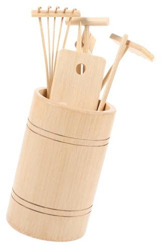 OFFSCH 1ensemble Râteau De Jardin Zen Miniature Ensemble De Outils De Jardin Zen pour Décoration Râteaux Miniatures pour Sandbox Et Courtyard