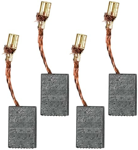 ciciment 2 pares de cepillos de carbono de 15 x 10 x 5 mm compatibles con Milwaukee Drill SB2E85 DME1300 AG1200 Hammer BH2600R Pulidora MFE1305 MFE1500