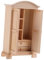 COSMEVIVI Mini Holz Kleiderschrank Für Puppenhaus Handgefertigtes Maßstabsgetreues Möbelstück Für Kreative Dekoration Im Kinderzimmer Oder Essbereich