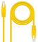 Cable red - latiguillo cat.6 UTP, AWG24, 30 cm, amarillo, ideal para conexiones de red rápidas y eficientes. *