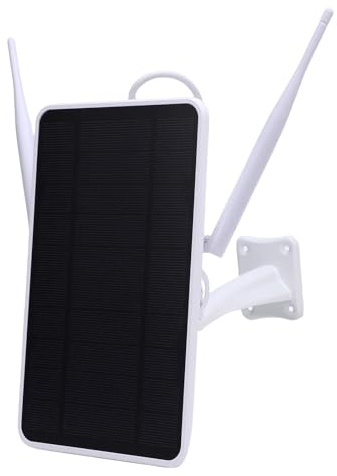 LUCKDANO Enrutador Módem con Energía Solar de 6W 4G LTE WiFi Al Aire Libre IP66 con Batería de 12000 MAh para Tabletas Cámaras de Seguridad Formas Inteligentes (Versión de EE. UU.)