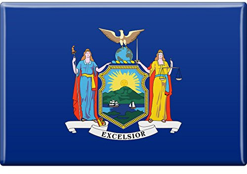 Magnet - US-Bundesstaat New York - Gr. ca. 8 x 5,5 cm - 37132/1 - Küchenmagnet