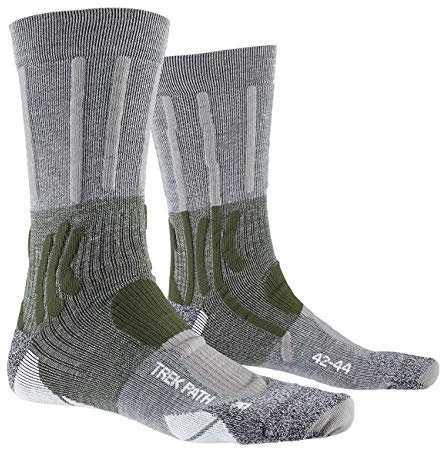 X-Socks X-Bionic X-Bionic Trek Path Socken, Dolomite Grey/Forest Green, 35-38 X-Bionic X-Bionic Trek Path Socken, Dolomite Grey/Forest Green, 35-38