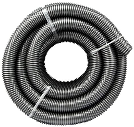 Folpus / Flexible Aspirateur Tuyau Tube Aspirateur Fixation Tuyau Remplacement, Noir, A- 3m Gris 40mm