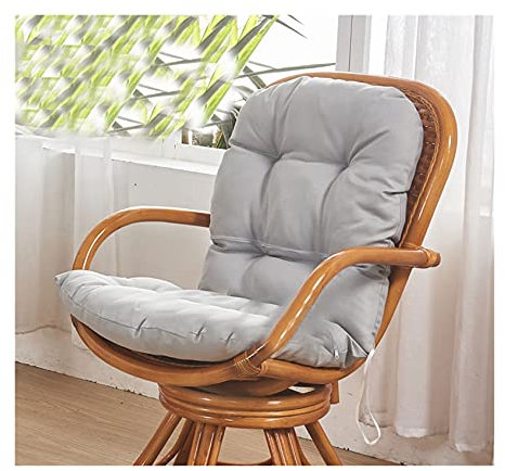 Liegestuhl Outdoor Klappbar Bambus Schaukelstuhl Garten Sonnenliege Relaxsessel Mit Dehnbarer Fußstütze Fußmassage Leisure Siesta Sessel(Kein Stuhl) (Color : Gray, Size : 55X68cm)