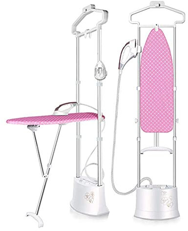CHFQ Máquina de Planchar Ropa con Placa para el hogar Máquina de Planchar a Vapor de Doble Varilla Tienda de Ropa Vertical portátil