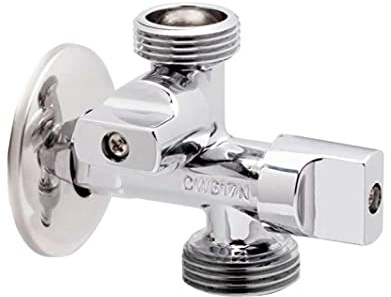 Kombi-Wasserhahn oder Ventil für Bidet-WC 3-Wege (1/2 x 1/2 x 3/8)