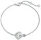 FANCIME Armband Damen 925 Sterling Silber Weiß Gold Oktober Geburtsstein Armbänder mit Weiß Opal Frauen Schmuck Geschenk für Valentinstag Verlobung Geburtstags Muttertags Weihnachten