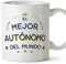 MUGFFINS Tazas para AUTÓNOMO hombre - En Español - Mejor del Mundo - 11 oz / 330 ml - Regalo original y divertido