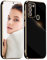 ATISIJIE Hülle für Samsung Galaxy M30s Handyhülle Original, Ultradünn Galvanisiertes Weiches Kieselgel Kratzfeste TPU Handyhülle, Einfaches Stilvoll Shiny Schutzhülle Cover Case Schwarz