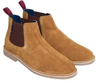 Ben Sherman Men's Garcia Chelsea Boots in Brown