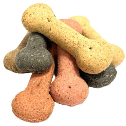 Maltbys' Stores 1kg Assorted Large Bones Biscuits Dog Biscuit Treats [LHV]