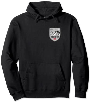 Montafon Ski Wappen Pullover Hoodie