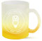 Sorority Shop Chi Omega Tasse, Ombre Glas Tasse mit Siebdruck Sororority Name und Logo für Kaffee oder jedes andere Getränk