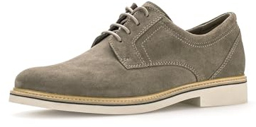 Pius Gabor Herren Sneaker,Schnürschuhe,recyceltes Futter,zertifiziertes Leder,Wechselfußbett,Kork-Zwischensohle,lt.Brown,42.5 EU / 8.5 UK