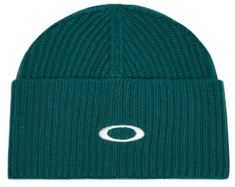 Oakley Herren Ellipse Ribbed Beanie-Mütze, Jäger-Grün (Helm), Einheitsgröße