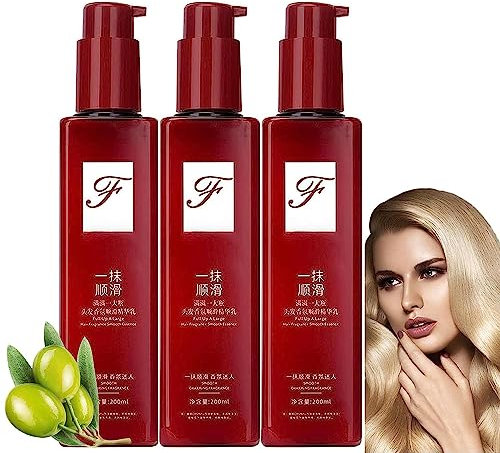 A Touch of Magic Hair Care-Magic Hair Care Serum, YANJAYI Conditioner ohne Ausspülen-Hair Smoothing Leave-In Conditioner, Revives & Dehydrated Brittle Hair, Revives & Dehydrated Brittle Hair (3pcs)
