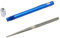 2in1 Knife Sharpener Pen Shaped Sharpener Pocket Sharpening Rod for Fishing Hooks Serrations Gut Hook Kitchen Outdoor Pocket Knife Sharpener