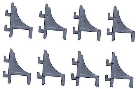 Mikikit 8pièces Clips De Support Étagère De Congélateur Plastique De Réfrigérateur Pour Rangement De Congélateur Couleur Aléatoire
