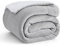 BEDSURE Kuscheldecke - Warm Sherpa Wolldecke & Sofadecke, Flauschig Sofaüberwurf Decke, Dicke Couchdecke, Fleecedecke, Flauschige Wohndecke für Couch, Hellgrau, 130x150 cm