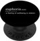 Euphoria Wörterbuch Definition Wohlbefinden oder Elation PopSockets mit austauschbarem PopGrip