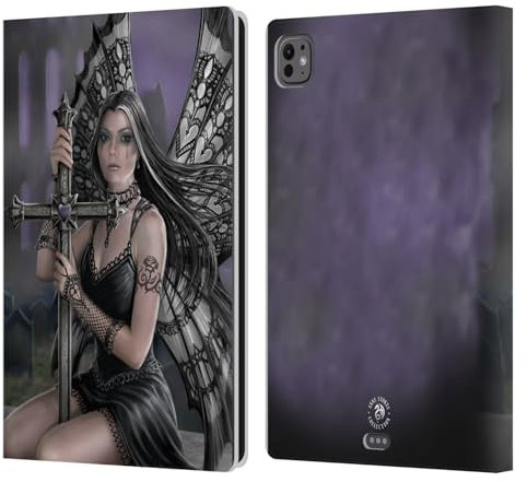Head Case Designs Officially Licensed Anne Stokes Lost Love Dark Hearts Leather Book Wallet Case Cover Compatible With Apple iPad Pro 11 M4 2024