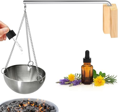 Aroma Schüssel Sauna, Edelstahl Sauna Aroma SchüSsel, Sauna Zubehör, Sauna Schale, Aroma Schüssel für Spa Sauna Verdampferschale Hängend Schüssel Tasse ätherische Öl Schüssel Sauna Raumzubehör