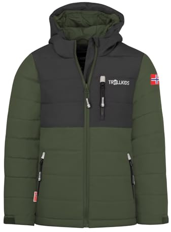 Trollkids Kids Hemsedal Snow Jacket XT 116, ivy