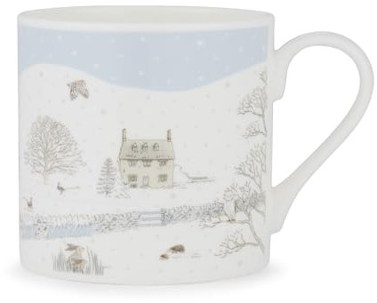 Sophie Allport Snowy Cottage Mug - Large (500ml)