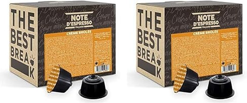 Note d'Espresso - Crème Brûlée - Cápsulas compatibles con Cafeteras NESCAFE'* DOLCE GUSTO* - 48 caps (Paquete de 2)